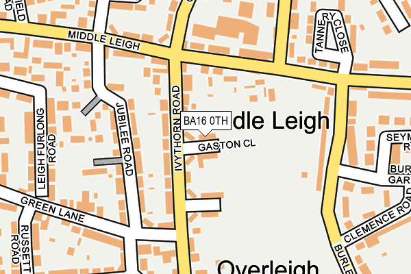 BA16 0TH map - OS OpenMap – Local (Ordnance Survey)