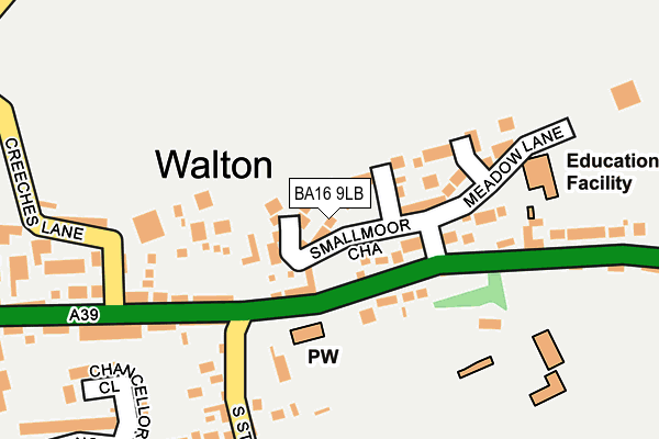 Map of WHITLEY CONSTRUCTION LTD at local scale