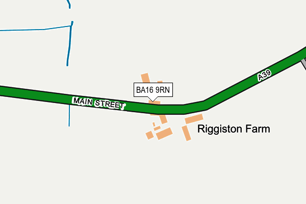 BA16 9RN map - OS OpenMap – Local (Ordnance Survey)