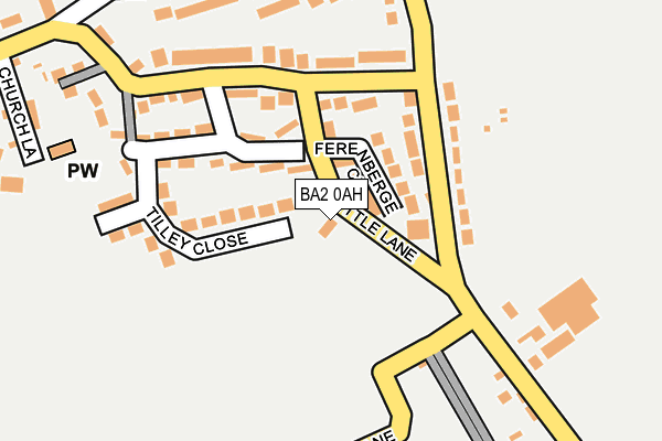 BA2 0AH map - OS OpenMap – Local (Ordnance Survey)