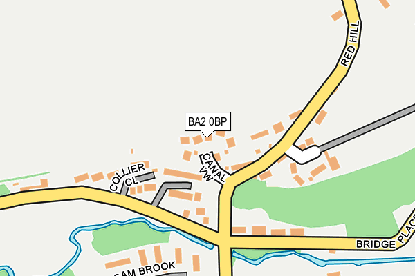 BA2 0BP map - OS OpenMap – Local (Ordnance Survey)
