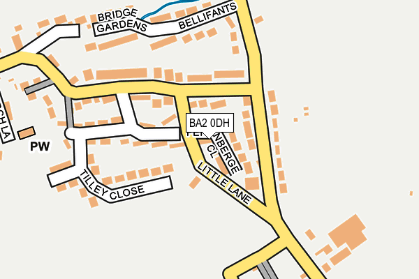 BA2 0DH map - OS OpenMap – Local (Ordnance Survey)