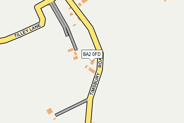 BA2 0FD map - OS OpenMap – Local (Ordnance Survey)
