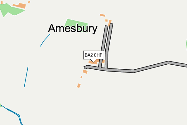 BA2 0HF map - OS OpenMap – Local (Ordnance Survey)