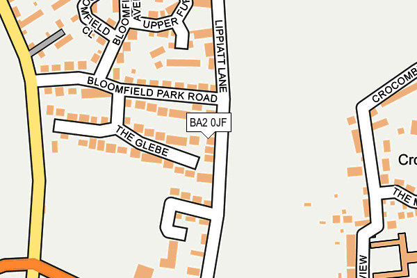 BA2 0JF map - OS OpenMap – Local (Ordnance Survey)