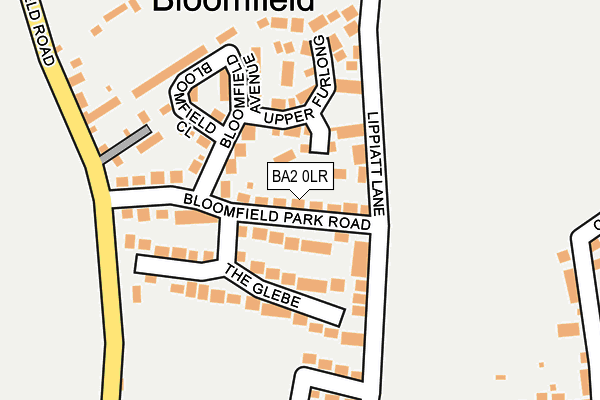 BA2 0LR map - OS OpenMap – Local (Ordnance Survey)