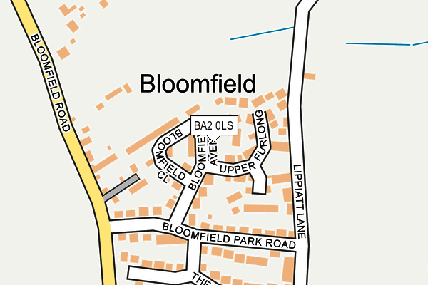 BA2 0LS map - OS OpenMap – Local (Ordnance Survey)