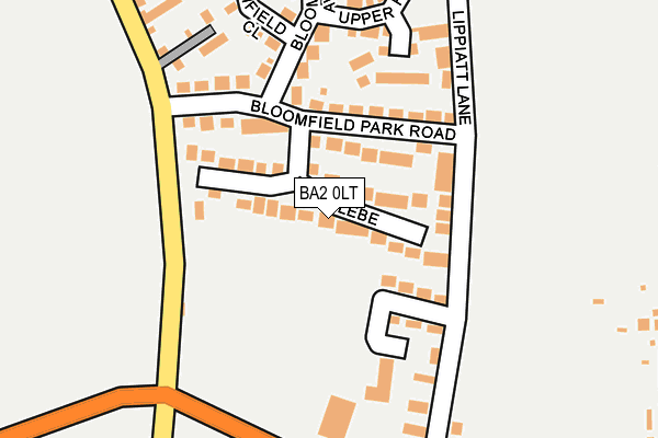 BA2 0LT map - OS OpenMap – Local (Ordnance Survey)