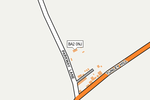 BA2 0NJ map - OS OpenMap – Local (Ordnance Survey)