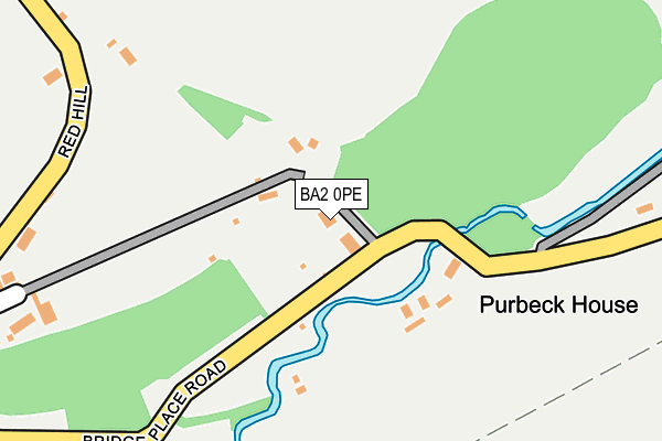 BA2 0PE map - OS OpenMap – Local (Ordnance Survey)