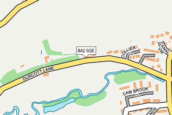 BA2 0QE map - OS OpenMap – Local (Ordnance Survey)