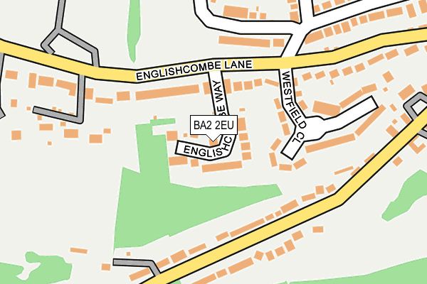 BA2 2EU map - OS OpenMap – Local (Ordnance Survey)