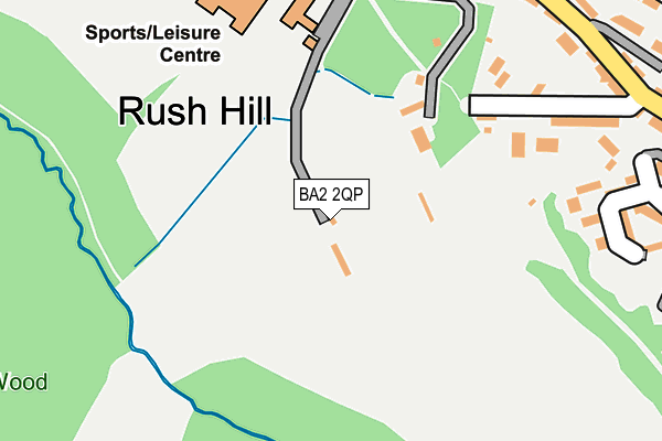 BA2 2QP map - OS OpenMap – Local (Ordnance Survey)