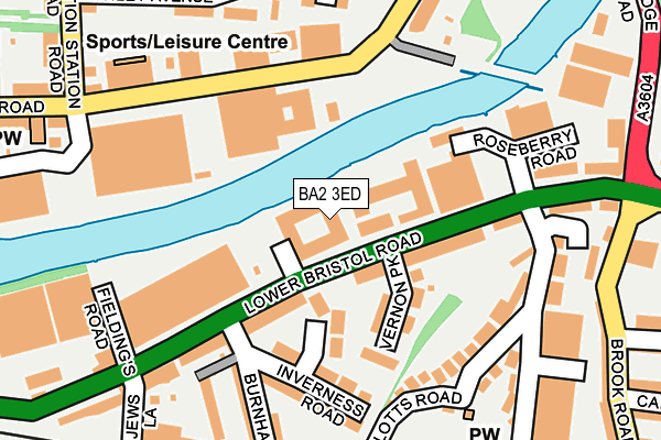 BA2 3ED map - OS OpenMap – Local (Ordnance Survey)