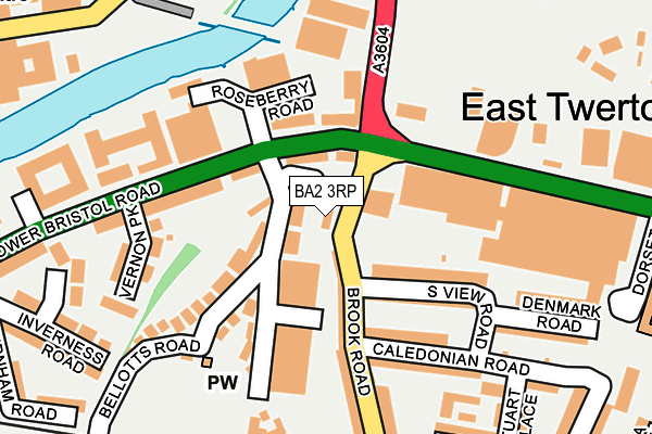 BA2 3RP map - OS OpenMap – Local (Ordnance Survey)