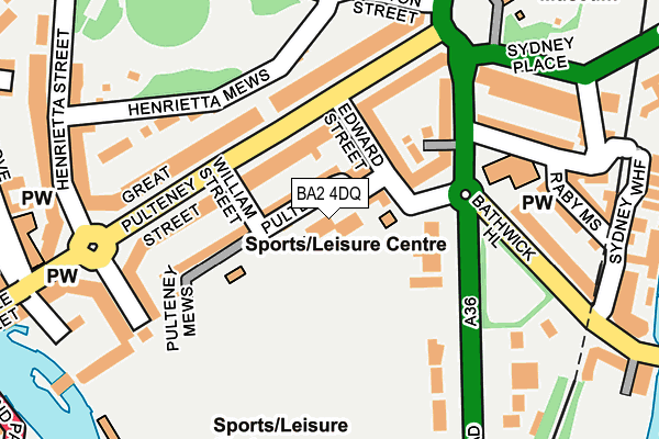 BA2 4DQ map - OS OpenMap – Local (Ordnance Survey)