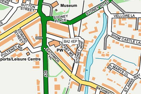 BA2 4EP map - OS OpenMap – Local (Ordnance Survey)