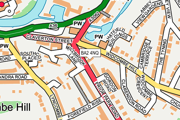 BA2 4NQ map - OS OpenMap – Local (Ordnance Survey)