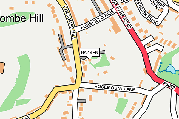 BA2 4PN map - OS OpenMap – Local (Ordnance Survey)