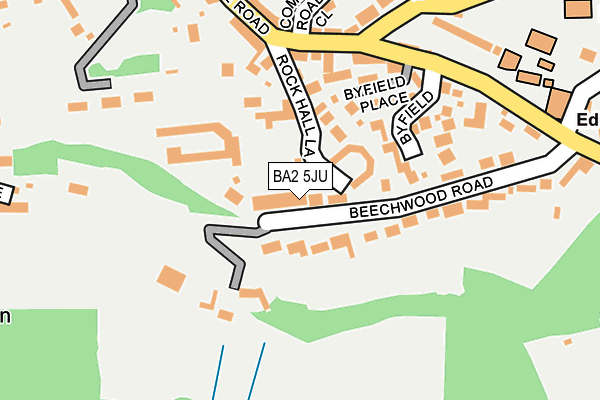 BA2 5JU map - OS OpenMap – Local (Ordnance Survey)