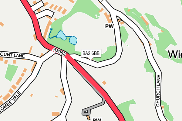 BA2 6BB map - OS OpenMap – Local (Ordnance Survey)