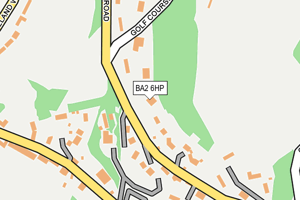 BA2 6HP map - OS OpenMap – Local (Ordnance Survey)