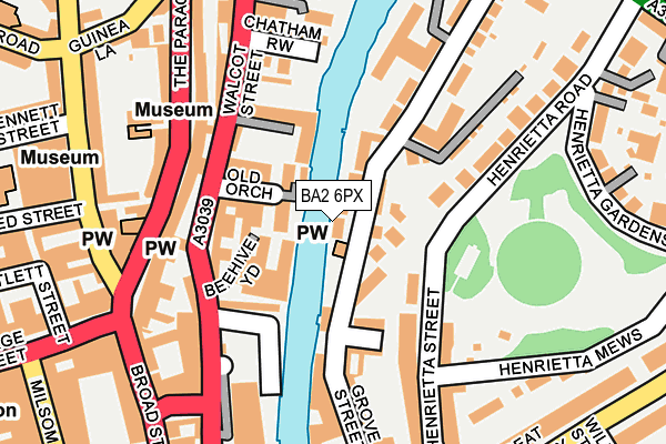 BA2 6PX map - OS OpenMap – Local (Ordnance Survey)