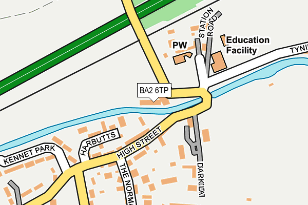 BA2 6TP map - OS OpenMap – Local (Ordnance Survey)