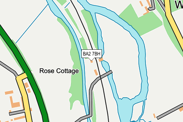 BA2 7BH map - OS OpenMap – Local (Ordnance Survey)