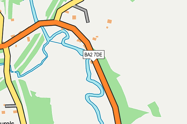 BA2 7DE map - OS OpenMap – Local (Ordnance Survey)