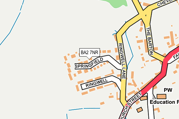 BA2 7NR map - OS OpenMap – Local (Ordnance Survey)