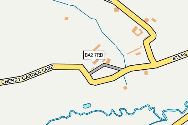 BA2 7RD map - OS OpenMap – Local (Ordnance Survey)