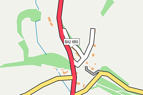 BA2 8BS map - OS OpenMap – Local (Ordnance Survey)