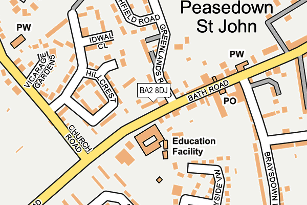 Map of HILARY STEVENSON COACHING AND DEVELOPMENT LTD at local scale