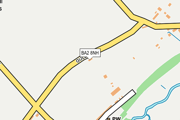 BA2 8NH map - OS OpenMap – Local (Ordnance Survey)
