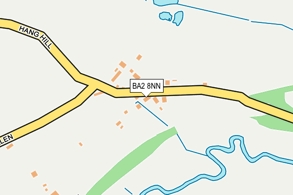 BA2 8NN map - OS OpenMap – Local (Ordnance Survey)