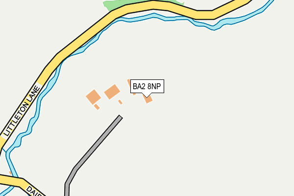 BA2 8NP map - OS OpenMap – Local (Ordnance Survey)