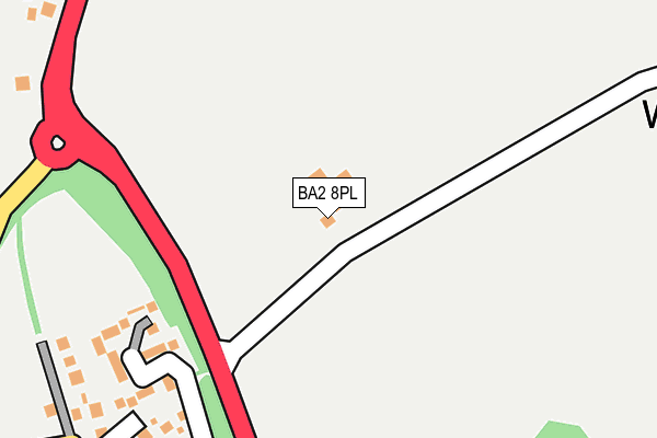 BA2 8PL map - OS OpenMap – Local (Ordnance Survey)