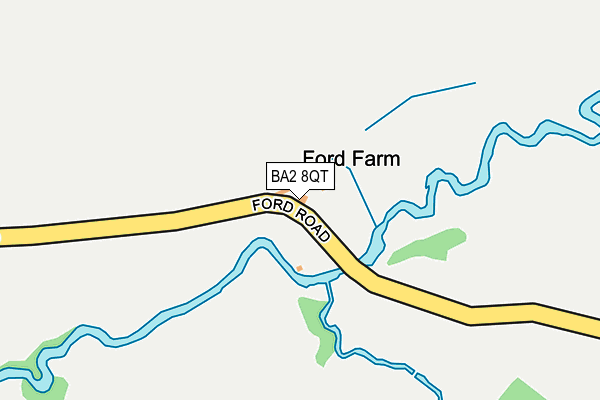 BA2 8QT map - OS OpenMap – Local (Ordnance Survey)
