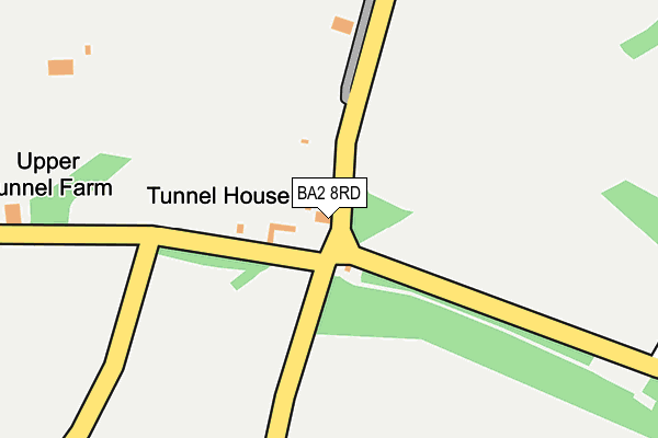 BA2 8RD map - OS OpenMap – Local (Ordnance Survey)