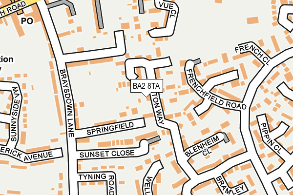Map of CURTIS SCHOOL OF DANCE LIMITED at local scale