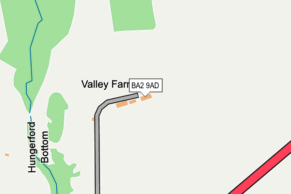 BA2 9AD map - OS OpenMap – Local (Ordnance Survey)