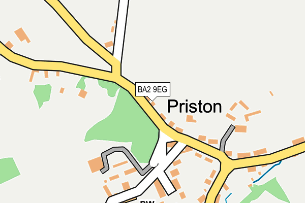 BA2 9EG map - OS OpenMap – Local (Ordnance Survey)