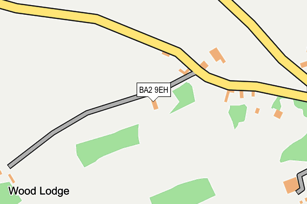 BA2 9EH map - OS OpenMap – Local (Ordnance Survey)