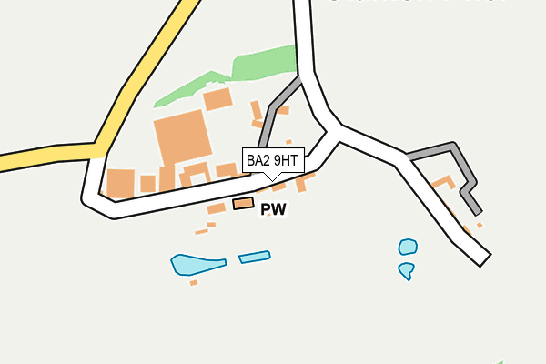 BA2 9HT map - OS OpenMap – Local (Ordnance Survey)