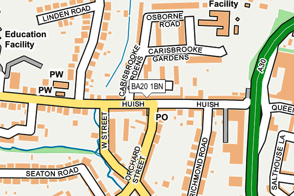 BA20 1BN map - OS OpenMap – Local (Ordnance Survey)