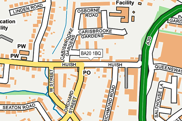 BA20 1BQ map - OS OpenMap – Local (Ordnance Survey)