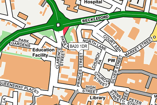 BA20 1DR map - OS OpenMap – Local (Ordnance Survey)