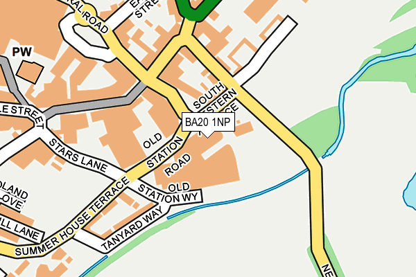 BA20 1NP map - OS OpenMap – Local (Ordnance Survey)