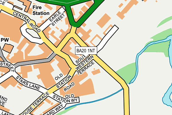 BA20 1NT map - OS OpenMap – Local (Ordnance Survey)